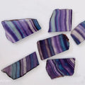 Natural Fluorite Crystal Gemstone Slice Reiki Healing and Chakra Balancing Gift for Feng Shui Home Decor and Love Style