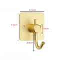 Self Adhesive J Shape Wall Hooks Stainless Steel No Drill Coat Towel Robe Hook Bathroom Kitchen Door Hook Holder for Home Hotels