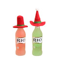 Wholesale Red Christmas Xmas Mini Felt Bottle Cowboy Bottle Santa Hat