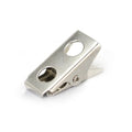 Badge Holder Accessories Clip ID Tag Name Badge Holder Clip Double Holes Card Clips for Staff Shop Assistant