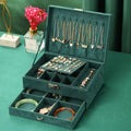 Wholesale Jewelry Storage Box New Vintage Velvet Flannel Retro Multi-Layer Large Capacity Jewelry Box for Women