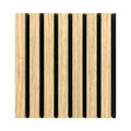 Wholesale Wooden Acoustic Slat Soundproof Wall Panel Absorbing Plate Soundproofing Building Materials for Theater Office Library