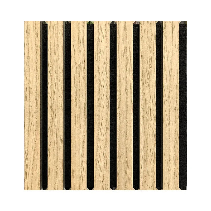 Wholesale Wooden Acoustic Slat Soundproof Wall Panel Absorbing Plate Soundproofing Building Materials for Theater Office Library