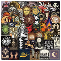 50Pcs Mysticism Gothic Logo Graffiti Stickers for Luggage Laptop Decor Astronomy Sticker