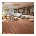 Virgin Material LVT Flooring Anti Slip LVP Flooring Cherry Wood Effect Dry Back Luxury Vinyl Plank for School Kindergarten