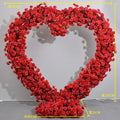 H-102 Heart Shaped for Wedding Decoration Artificial Flower Arch Heart Shape Arch Artificial Flower