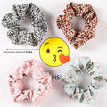 Promotional Ladies Fabric Leopard Print Hair Tie Large Intestine Hair Tie Simple Cute Hair Ring Ladies Hairbands
