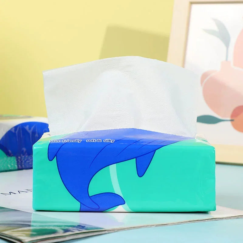 Handkerchief Soft Skin Caring Tissue Paper Office Hotel Home Car Daily Using Tissue Paper