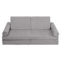 Modular Indoor/Outdoor Foam Play Couch Soft Floor Sofa for Kids for Bedroom Living Room School Hospital Use