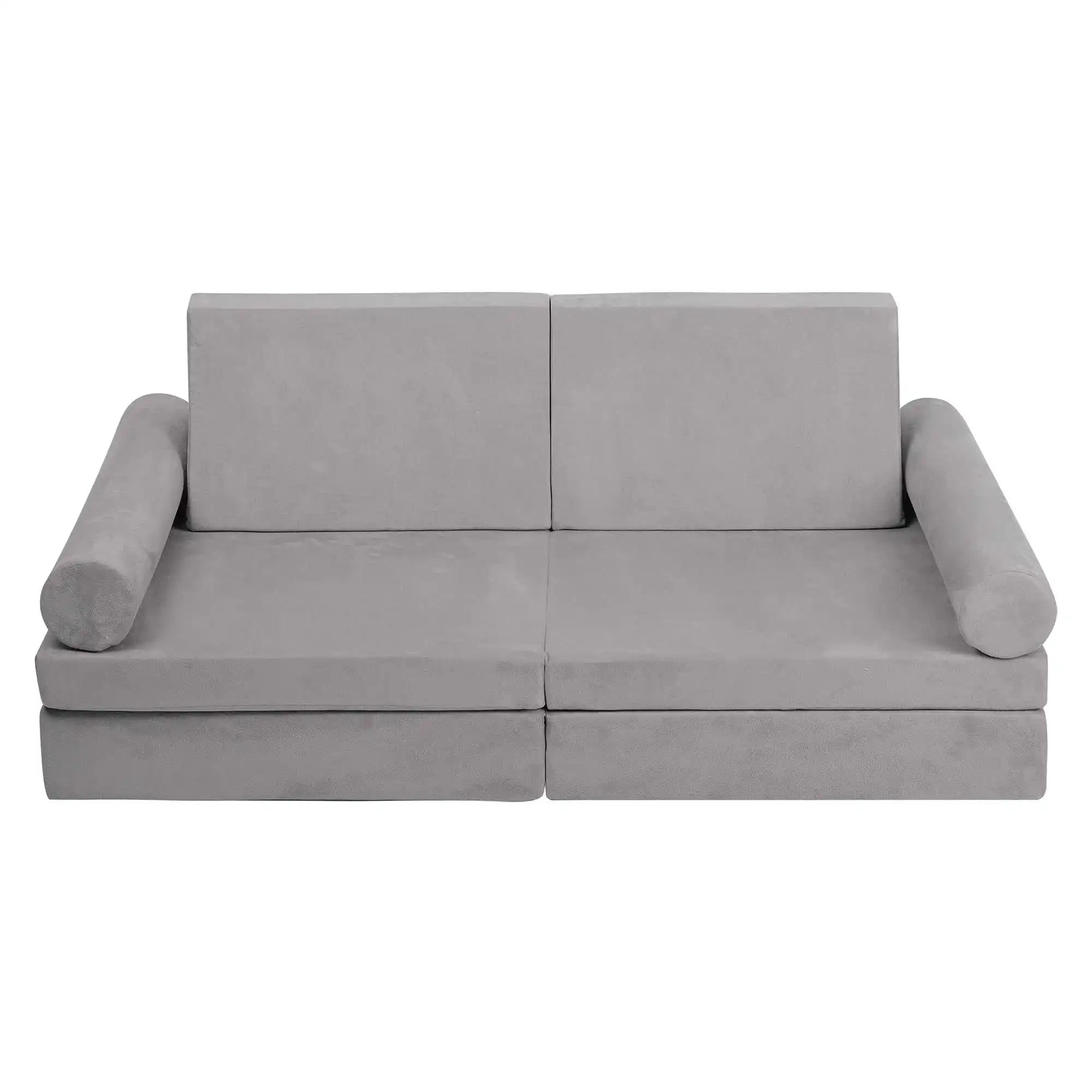 Modular Indoor/Outdoor Foam Play Couch Soft Floor Sofa for Kids for Bedroom Living Room School Hospital Use