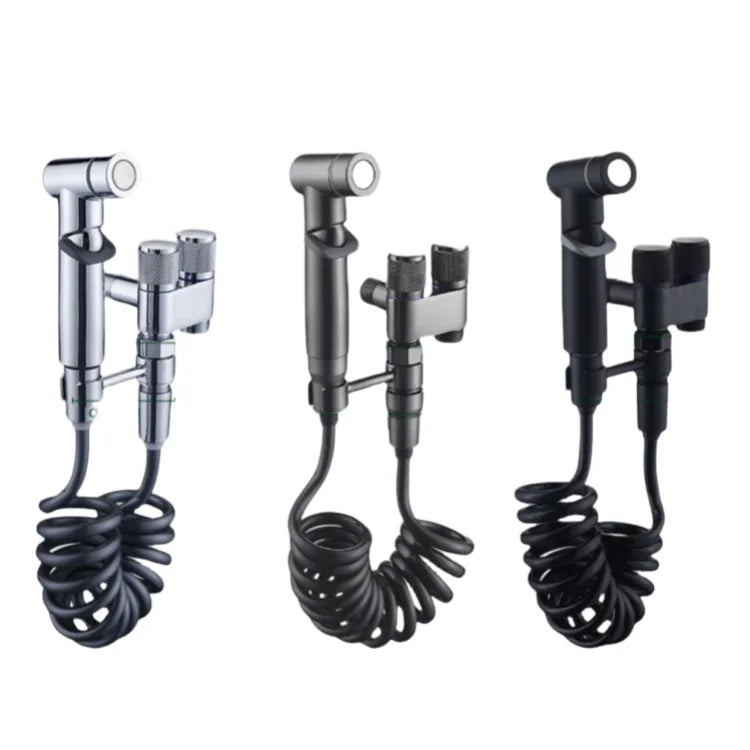 Hot Sale ABS Easy Install Handheld Bidet Toilet Sprayer Set Mini Toilet Faucet Sprayer Shower Portable Bathroom Bidet Set