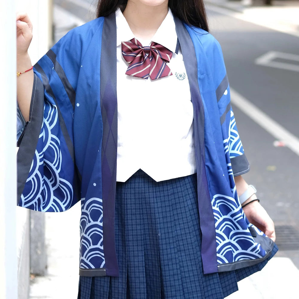Custom Japanese Cosplay Cartoon Haori Comfortable Stylish Haori with Japanese Anime Prints