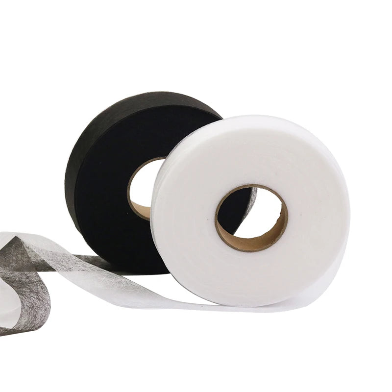 Double Side Fabric Fusing Tape 64m/Rolls Iron-On Adhesive Hemming Tape for Embroidery & Patchwork Garment Sewing Accessories
