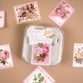 46 Pieces Self-Adhesive Box-Packed Stickers Flower Space Romantic Flowers Journal Decorative Source Material