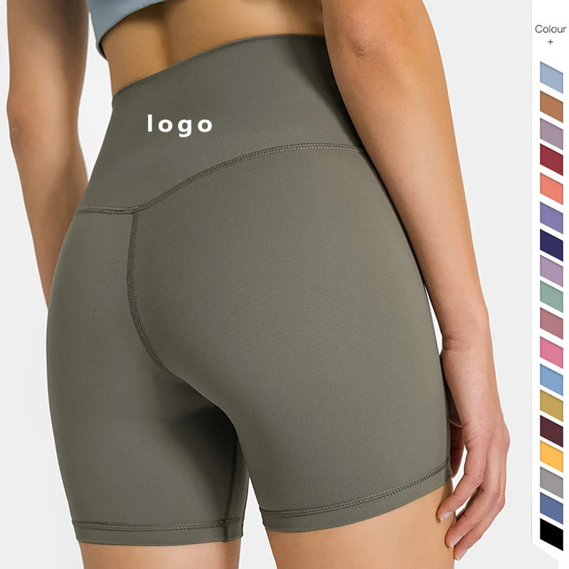 Hot Girl Gym Fitness Tight Cycling Shorts Women High Elastic Biker Shorts Breathable Quick Dry Sports Plus Size Yoga Shorts