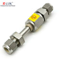 3/8 OD Stainless Steel 316 Polished High Pressure Dielectric Fittings and Adapter Tube Union with Thermoplastic Insulation