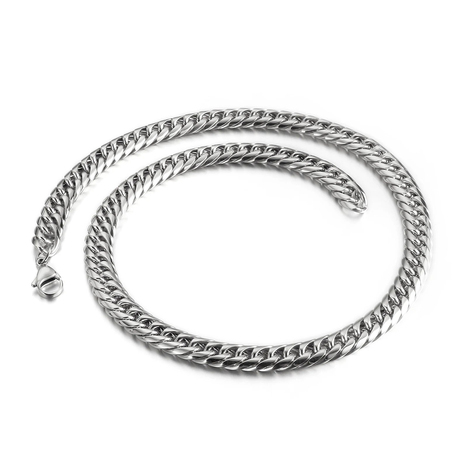 KALEN Silver and Gold Rope Chain Necklaces for Men