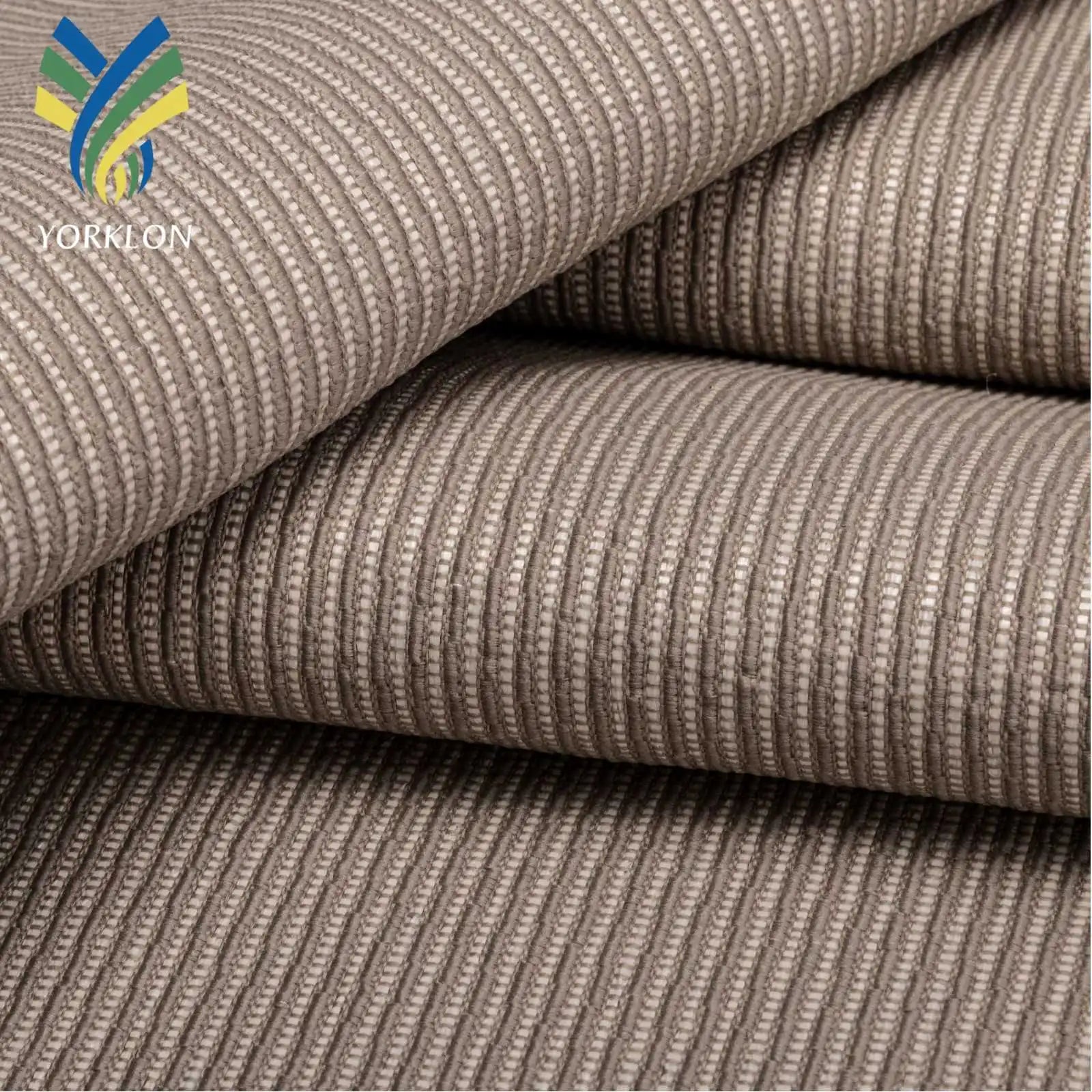 CX 400 Luxury Wall Panels Brown Fire Resistant PE Textile Wallpaper Fabric Wallcoverings with Woven Patterns Wall Decoration