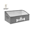 KUYUE Foldable Dog Toy Basket Collapsible Storage Box with Handle Specially Designed for Pet Toy Organization