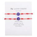 Evil Eye 7 Knot Lucky Bracelets Adjustable Red String Amulet Bracelets for Women Men Little Boys & Girls