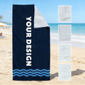 Factory Summer Large Oversized Beachtowel High Quality Custom Print Microfiber Sand Free Beach Towel
