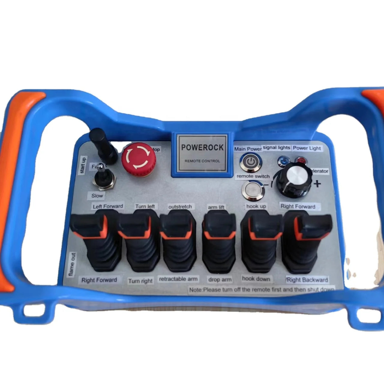 24V 12V Remote Control for Truck Crane 100 Meters 6 Motors Model BL-06 1 Year Warranty