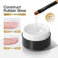 Large Capacity 50g Clear UV Nail Extension Gel Hard Manicure Art for Beginners for Buildering and Strengthening Nails