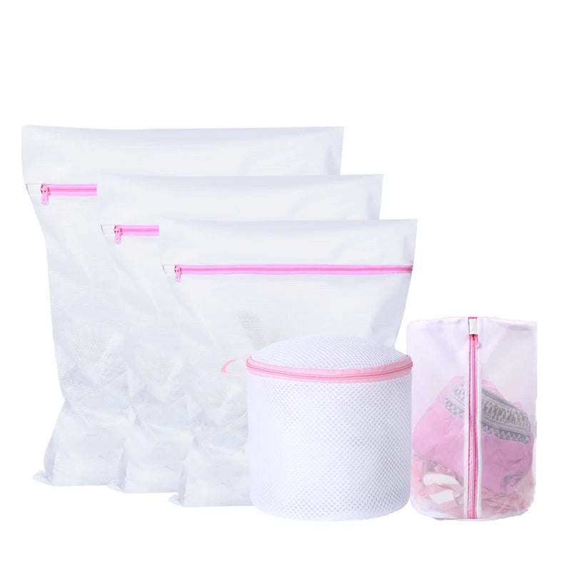 7 Sizes Delicate Mesh Pouch Washing Machine Laundry Mesh Bag