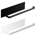 Modern Carbon Steel Black/White Kitchen Paper Towel Holder Self-Adhesive Roll Holder 265x75x65mm for Hotels and Kitchens
