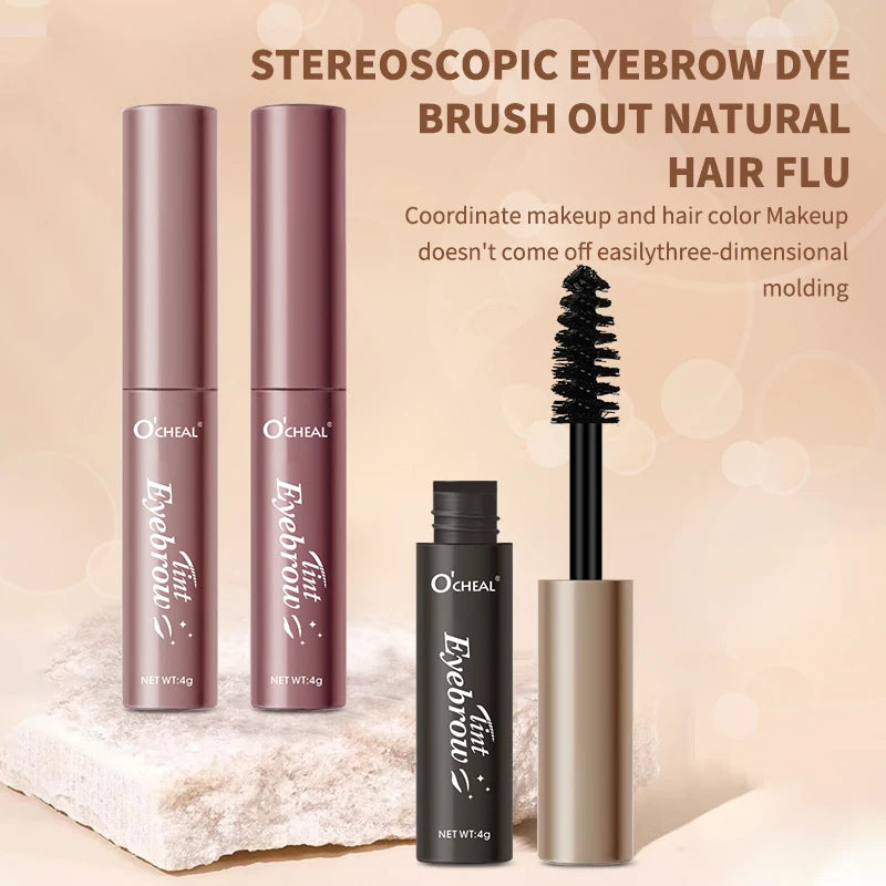 O'cheal 4 Color Waterproof Long-lasting High Pigment 3D Stereoscopic Natural Eyebrow Tattoo Brow Cream