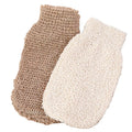 Exfoliating Body Bath Gloves Scrubbing Spa Wash Shower Massage Gloves With Bamboo Fiber