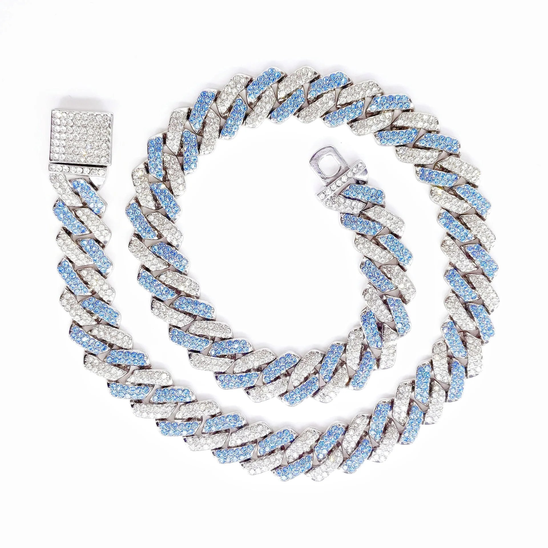 Hip Hop Chain Men Women 18k Diamond Micro Cz Ice Necklace Jewelry Cuban Chain