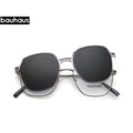 X104 Ready to Ship Bauhaus Promotion Sale Nickle Free Metal Magnetic Clip on Sunglasses