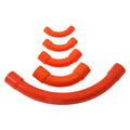 90 Degree Sweep Bends 50 Durable UPVC Electrical Conduit Smooth Surface PVC Bend Moulding Processing Service