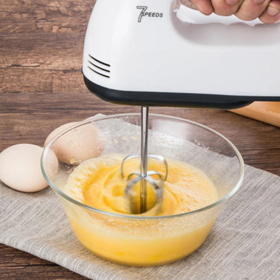 Multifunctional Mini 7 Speed Electric Handheld Mixer Egg Beater Automatic Cream Food Cake Baking Dough Mixer Food Blender