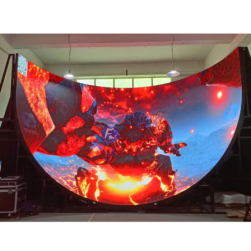Flexible Led Display Waterproof Indoor Flexible Led Screen Wall Led Indoor Screen Led Creative Flexible Screen