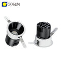 Super Thin Office Indoor Recessed Downlight Led Cob Spot Light Round Trimless Indoor Aluminum Hotel Light
