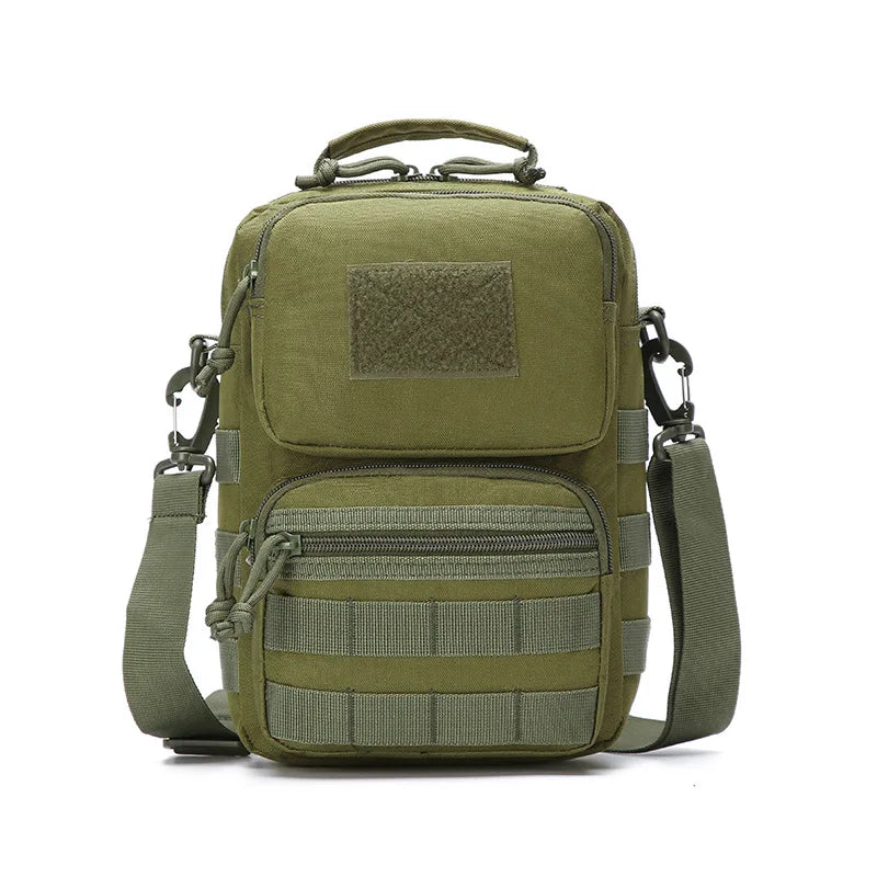 Black Small Tactical Messenger Bag for Men This EDC Has Multiple Ways to Carry As Sling Shoulder Crossbody