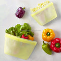 Wholesale 100% Food Grade Silicone Storage Bag Custom Reusable BPA-Free Silicone Pouch for Kitchen Use for Food Packing