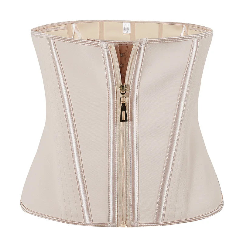 2023 New Women Latex Waist Trainer Corset Hourglass Body Shaper Tummy Control Long Torso Sport Girdle Belt