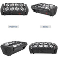 Led 8 Eyes Stage Led Light Moving  Light Beam Spider for DJ  KTV Disco Pub Theater Club Bar