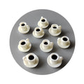 100pcs/lot Resin Miniature White Coffee Cup Resin Flat Back Cabochons for Phone Decoration Drinks Charms Crafts Making DIY