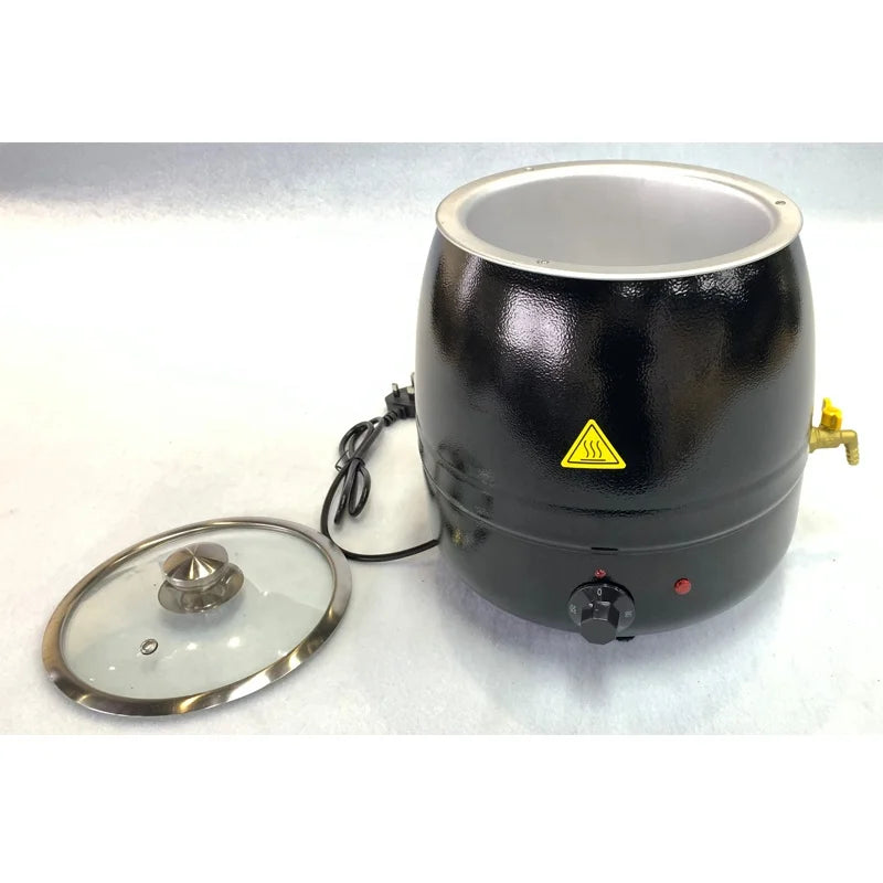 Black Color Large Size Wax Tart Melter Electric Candlel Making Kit Machine Electric Candle Wax Melter Melting Kettle Pot