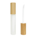 3ml/5ml/10ml  Glass Bamboo Packaging Cosmetic Frosted Bamboo Lip Gloss Balm Tube Empty Mascara Tubes