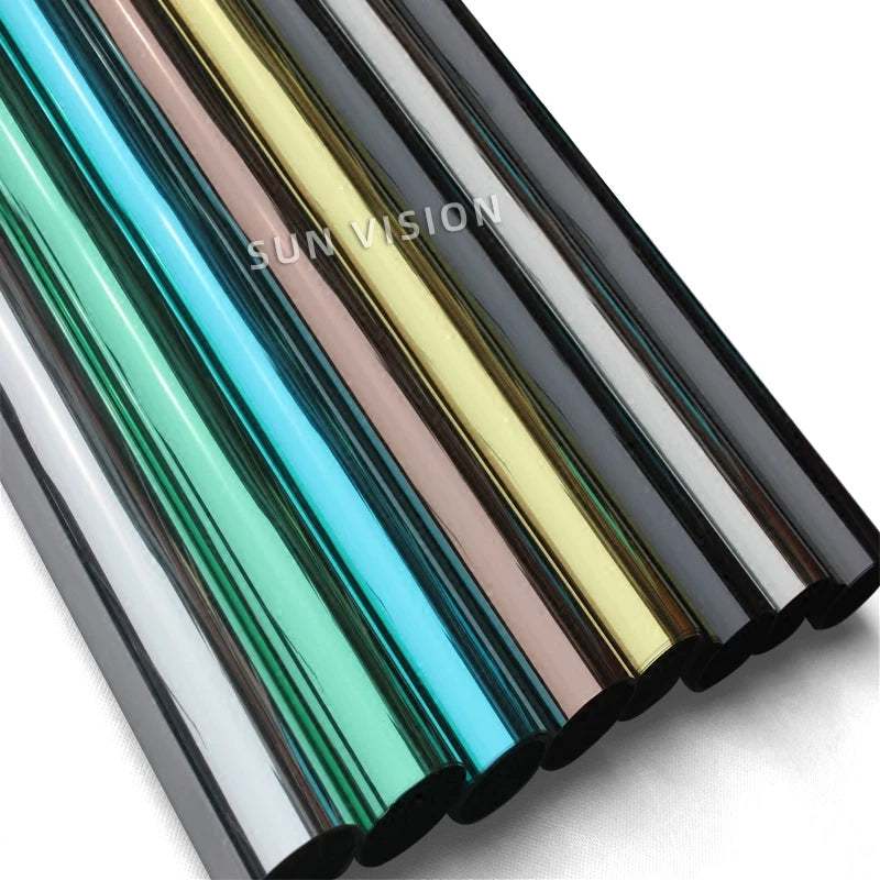 100% Sun Blocking Privacy Protection Glass Window Tint Films Heat Control for Home Kitchen Office