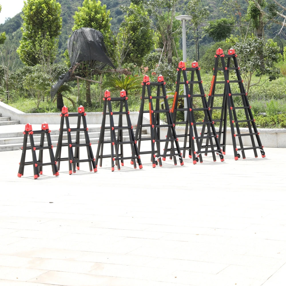 Multi Purpose Aluminium Telescopic Step Ladder