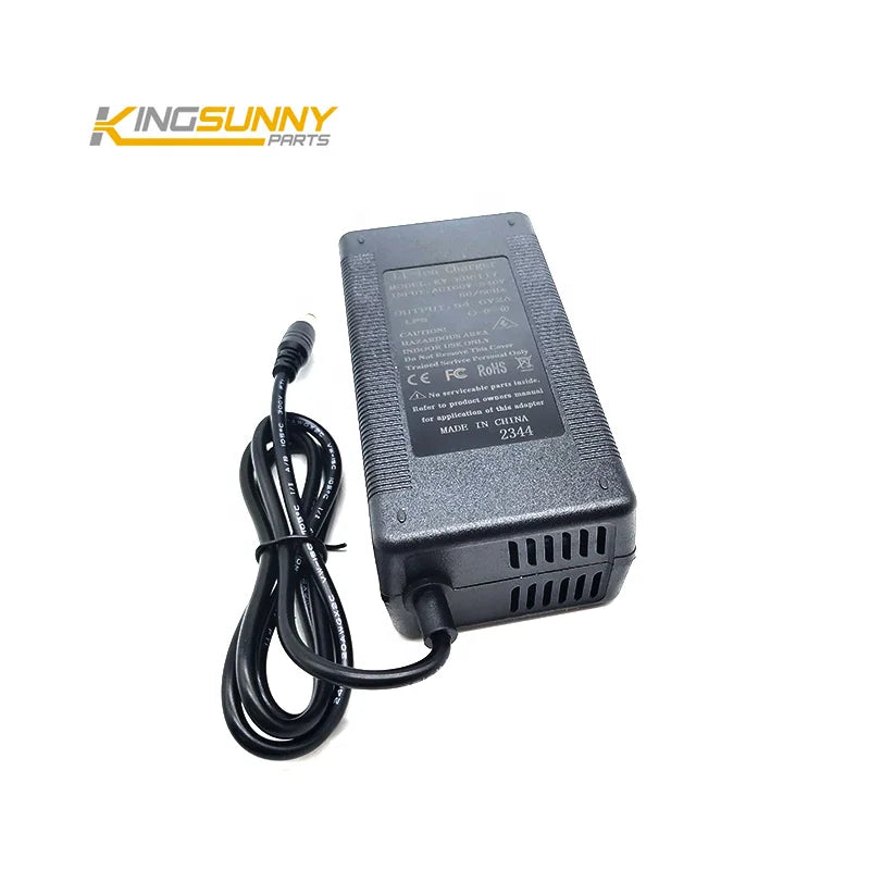 54.6V 2A DC 2.1 Electric Bike Charger Electric Bike Parts Accessories Battery Adapter for Replacement