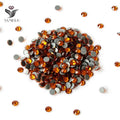 Wholesale All Sizes Topaz Flat Back Bulk Crystal  Hotfix Loose Rhinestones