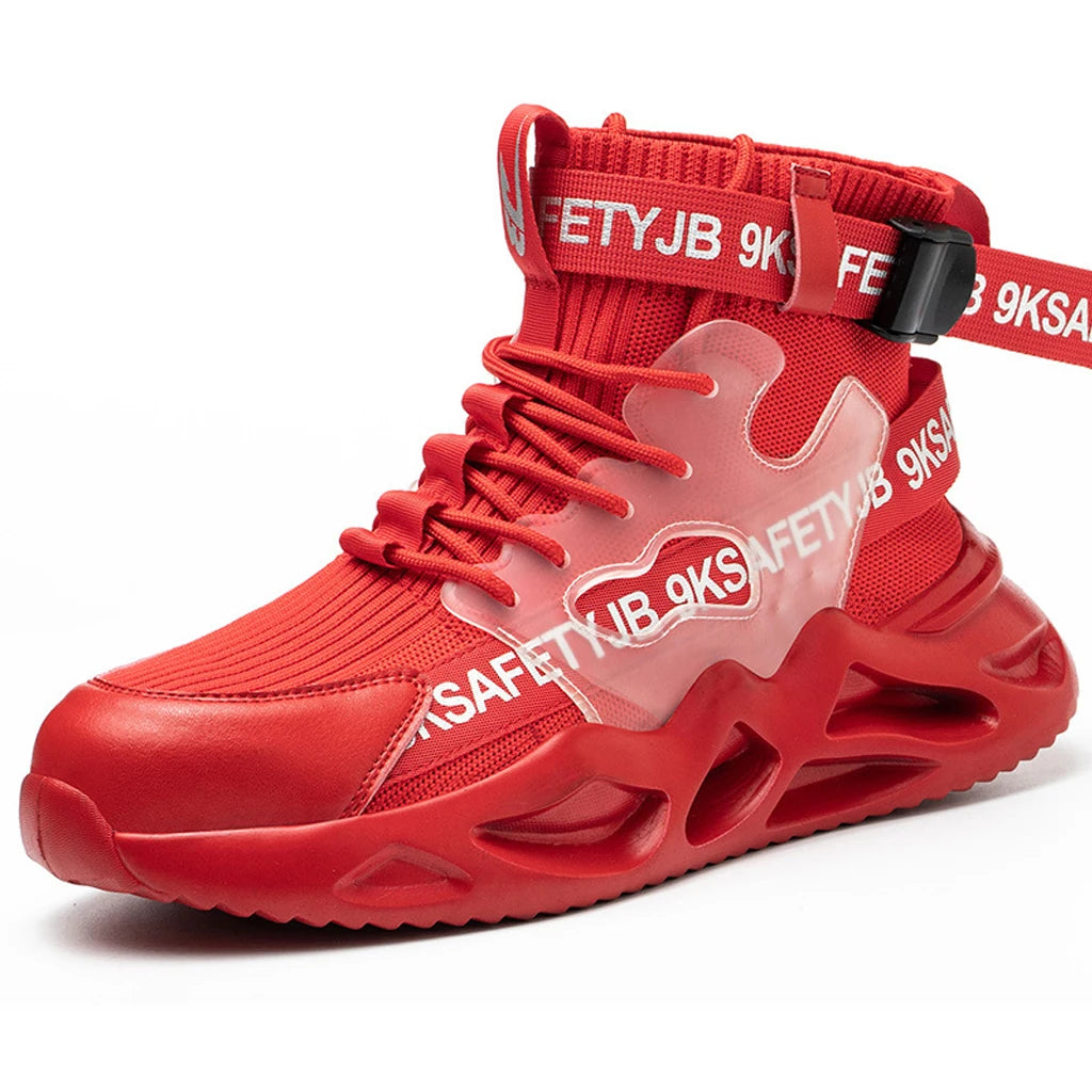 Breathable Anti-slip Puncture Proof EN12568 Steel Toe Anti Smash Men's Safety Shoe Security Shoes for Work