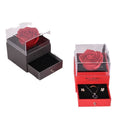 Valentine's Day Rose Jewelry Gift Box Transparent Acrylic Drawer for Lipstick for Necklace Packaging New Supply